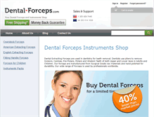 Tablet Screenshot of dental-forceps.com